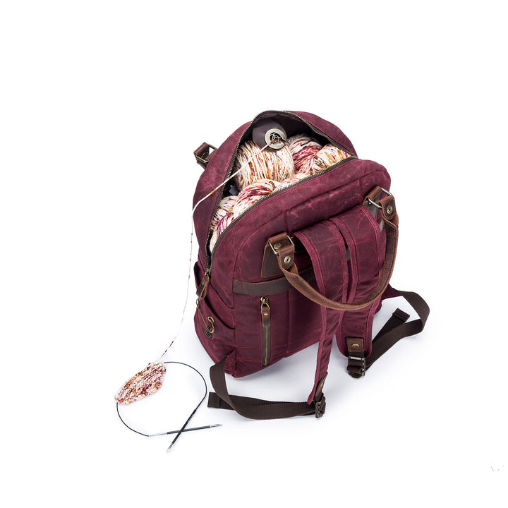 della Q Maker's Canvas Backpack - Olive - Extra Image