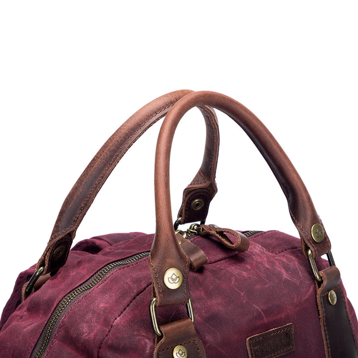 della Q Maker's Canvas Backpack - Olive - Extra Image