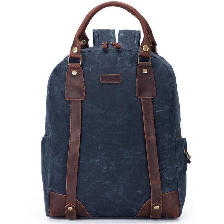 della Q Maker's Canvas Backpack - Blue - Extra Image