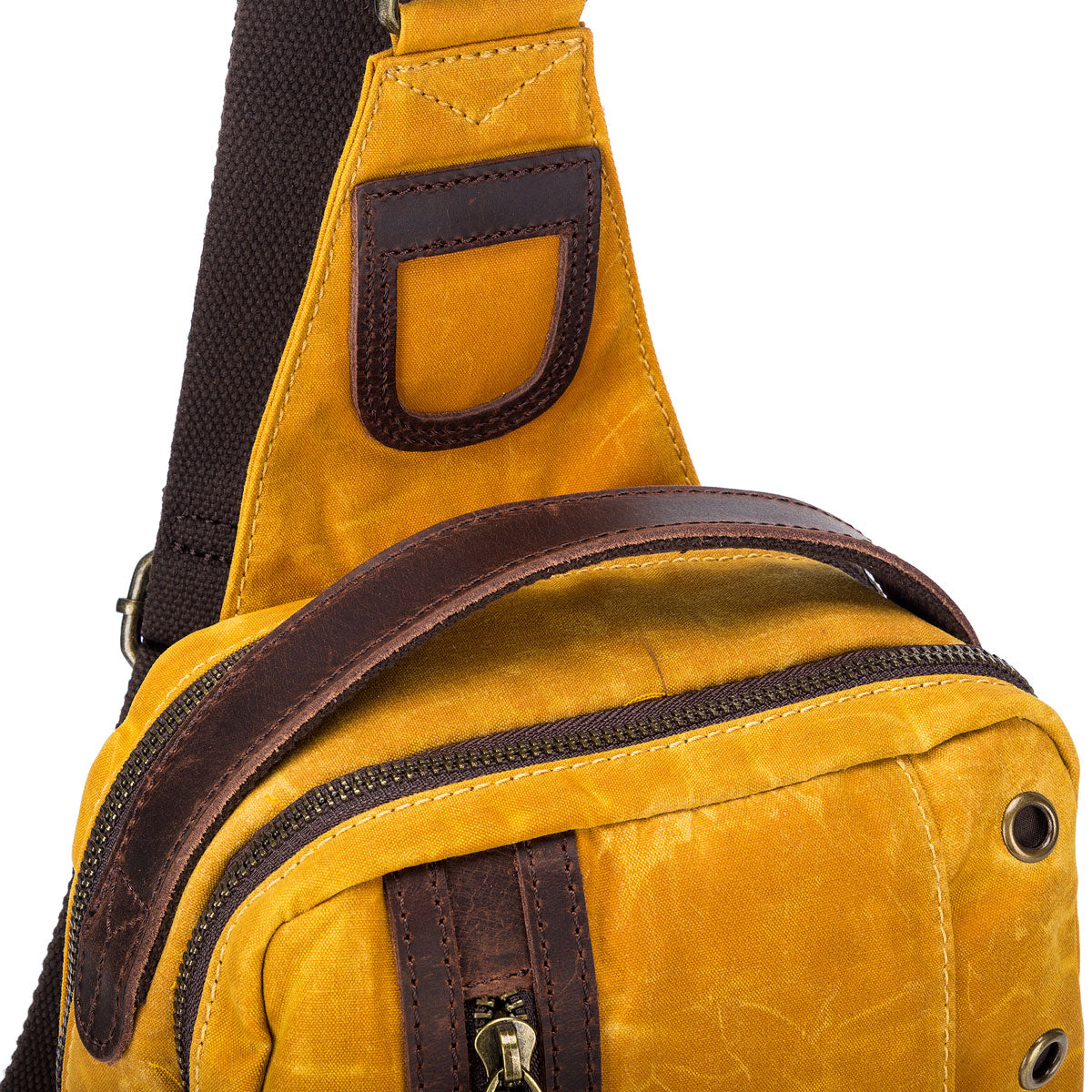 della Q Maker's Mini Messenger - Olive - Extra Image