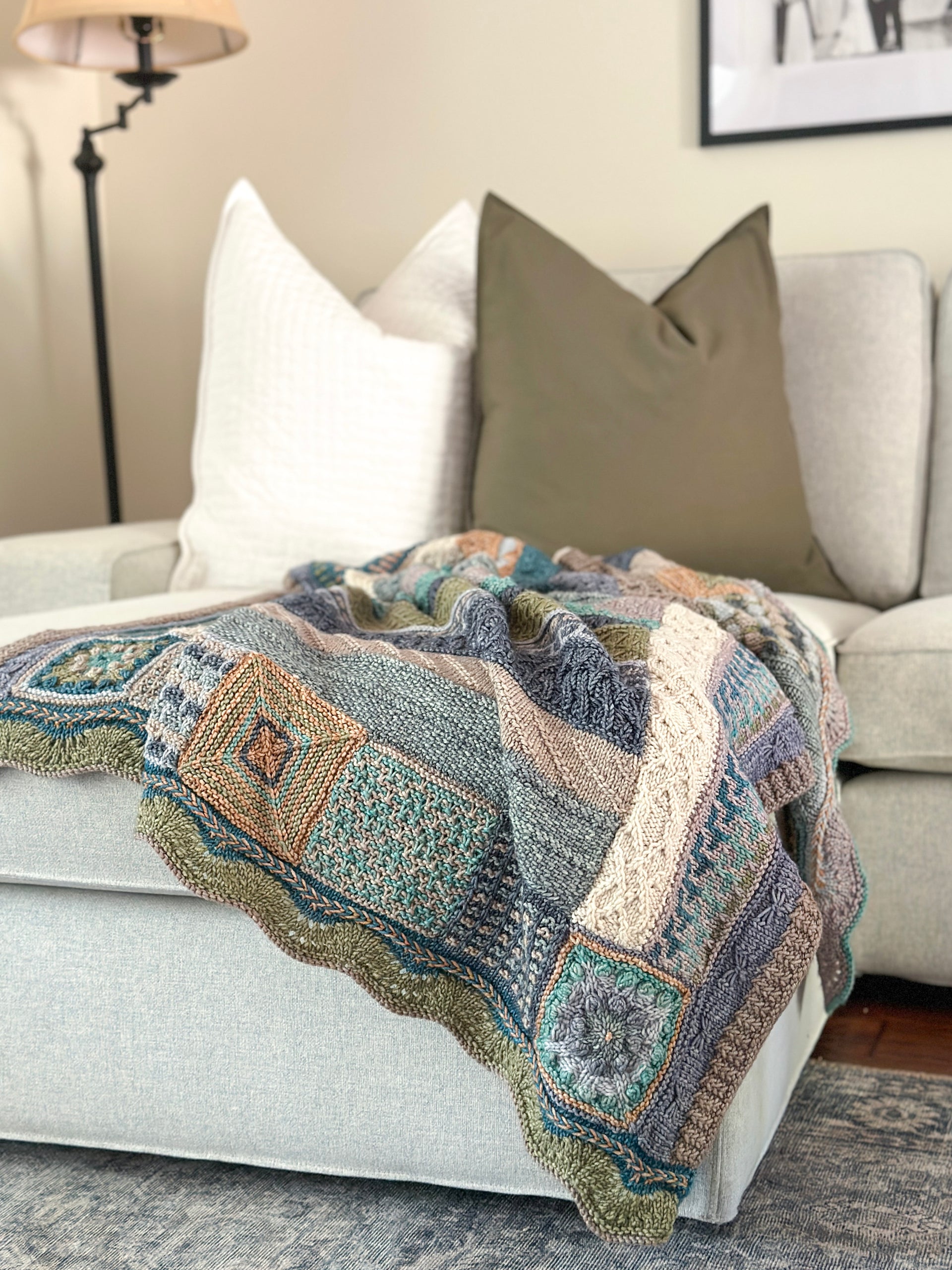 Jimmy Beans Wool 2025 Knit Blanket Club Kits - Tosh Blanket - Beachy Keen