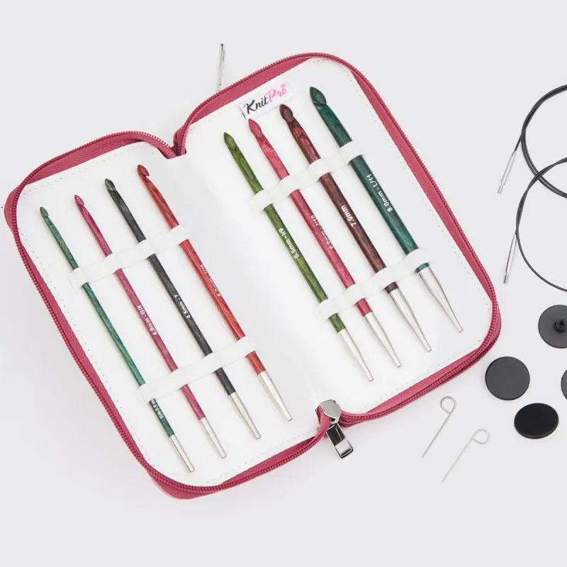 KnitPro Dreamz Tunisian Crochet Hook Set Needles - Deluxe Set
