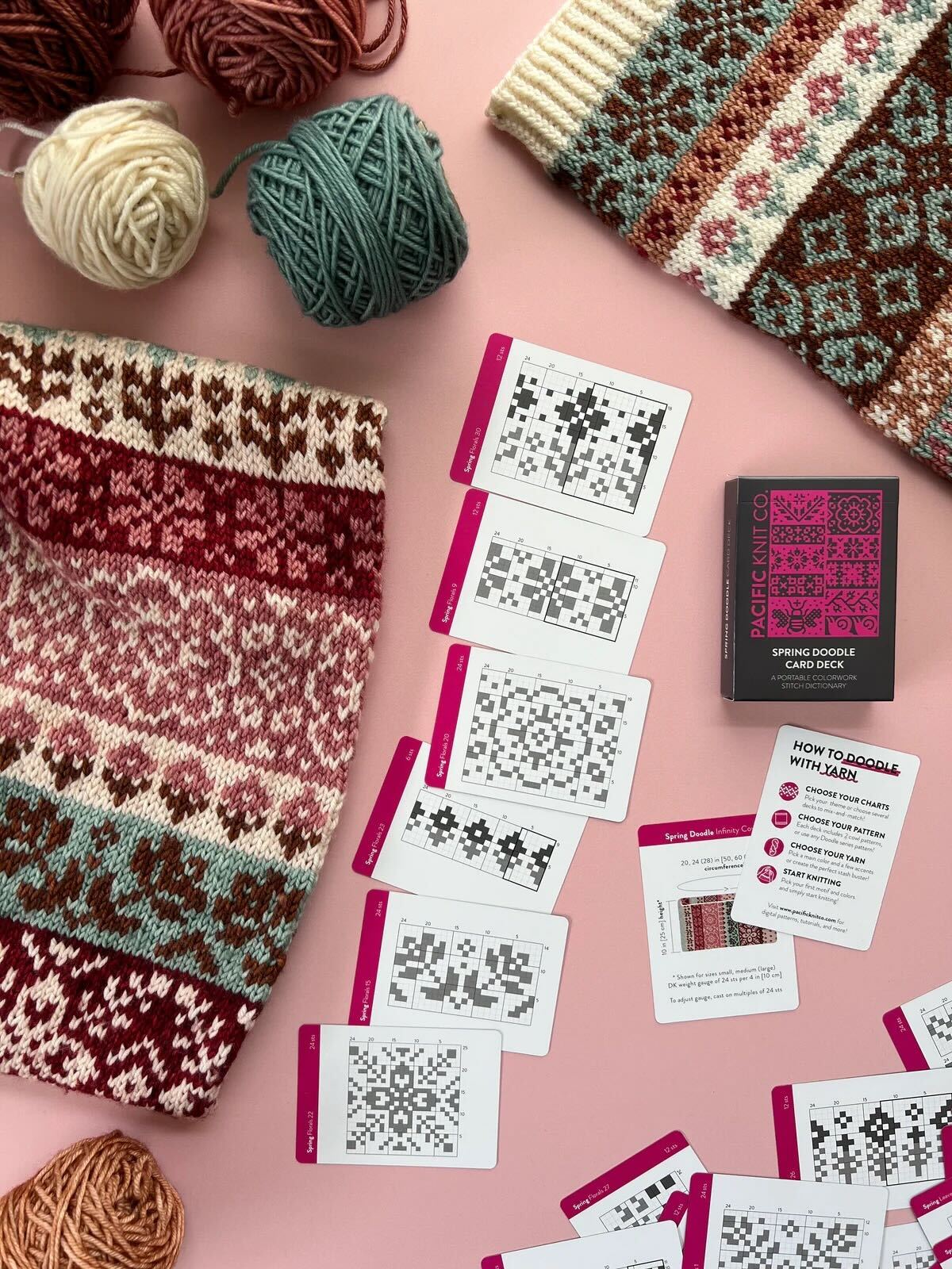 Pacific Knit Co. Spring Doodle Card Deck