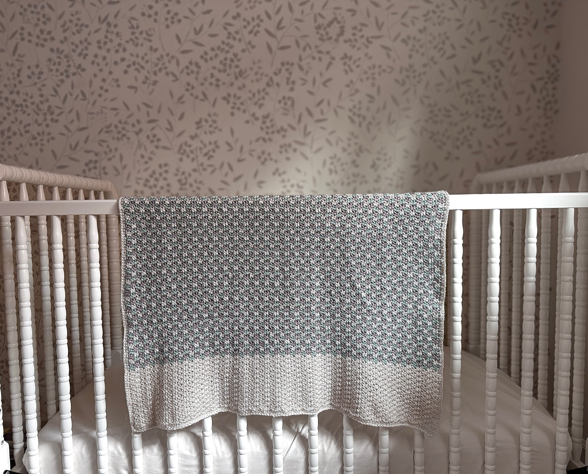 Jimmy Beans Wool Pea Pod Plaid Baby Blanket Kit