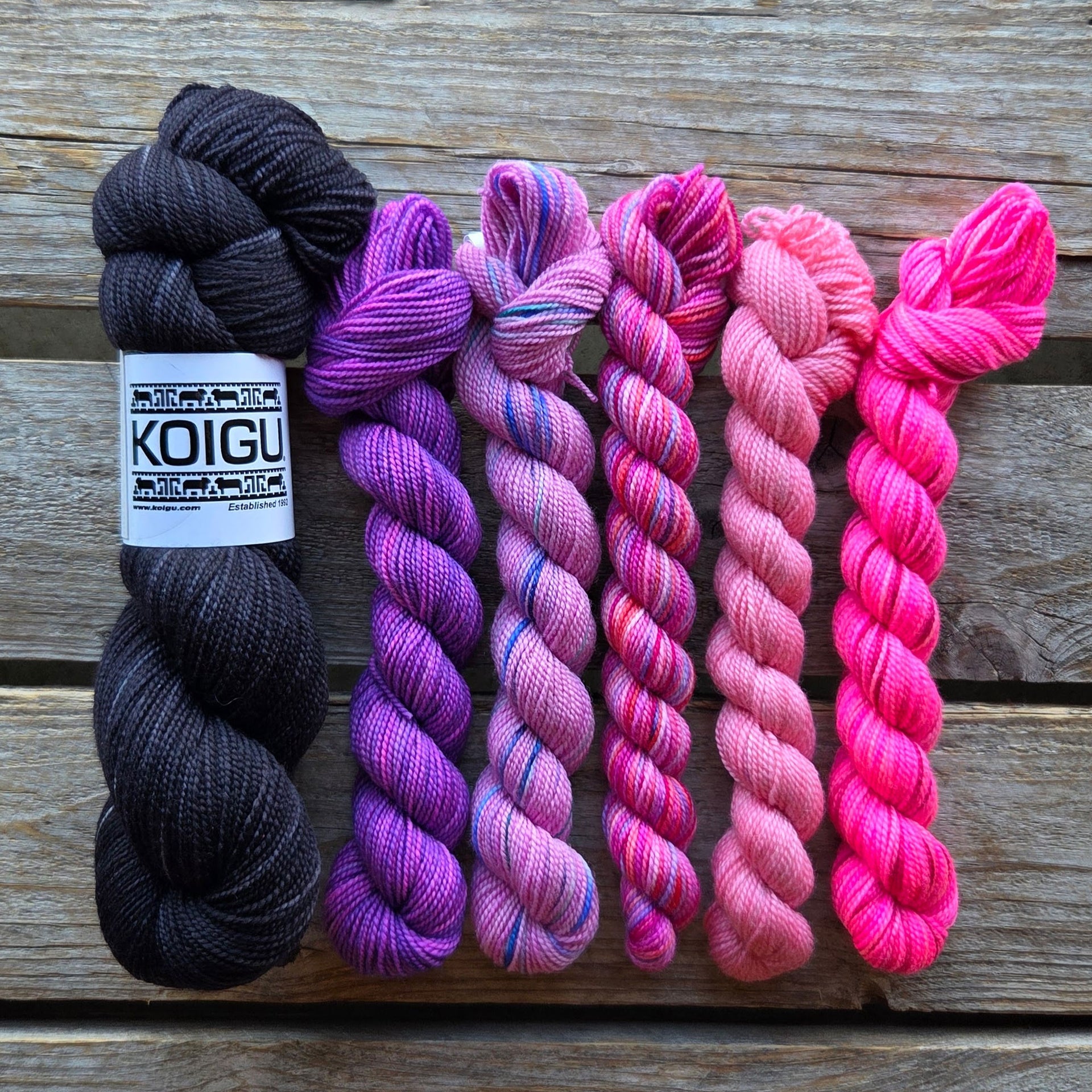 Koigu Aurora Hunter Shawl Yarn Pack - Small - South Star