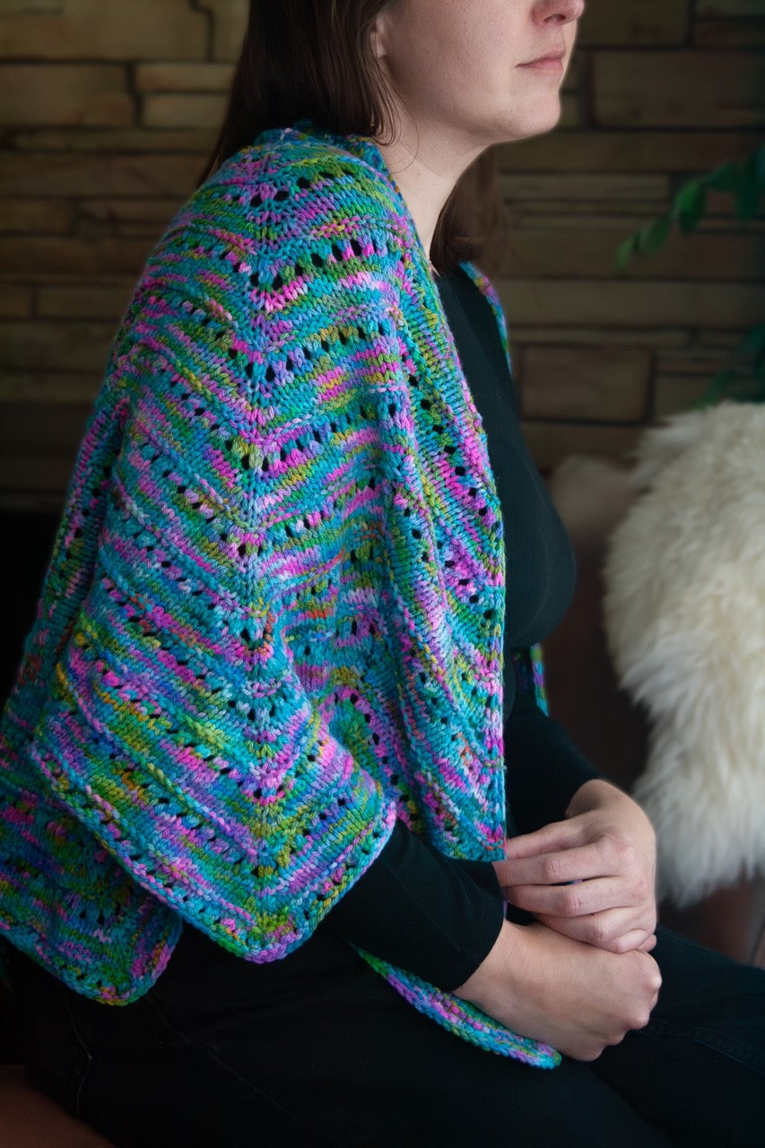 Madelinetosh Tosh Patterns - Lady Bird Shawl - PDF Download