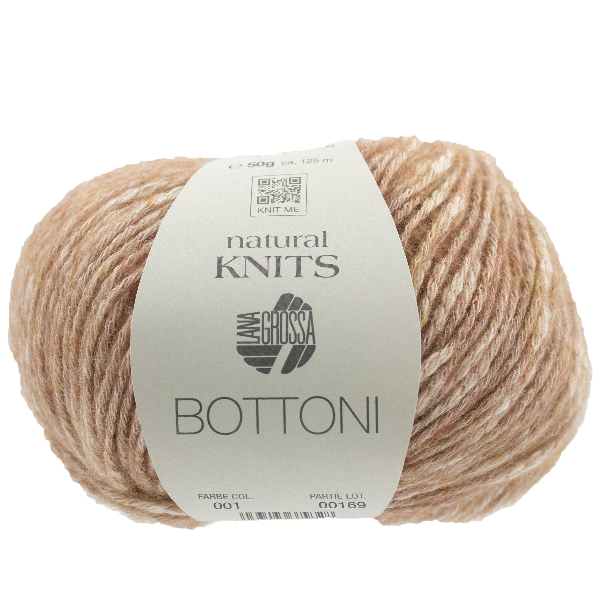 Lana Grossa Bottoni Yarn - 01 Camel