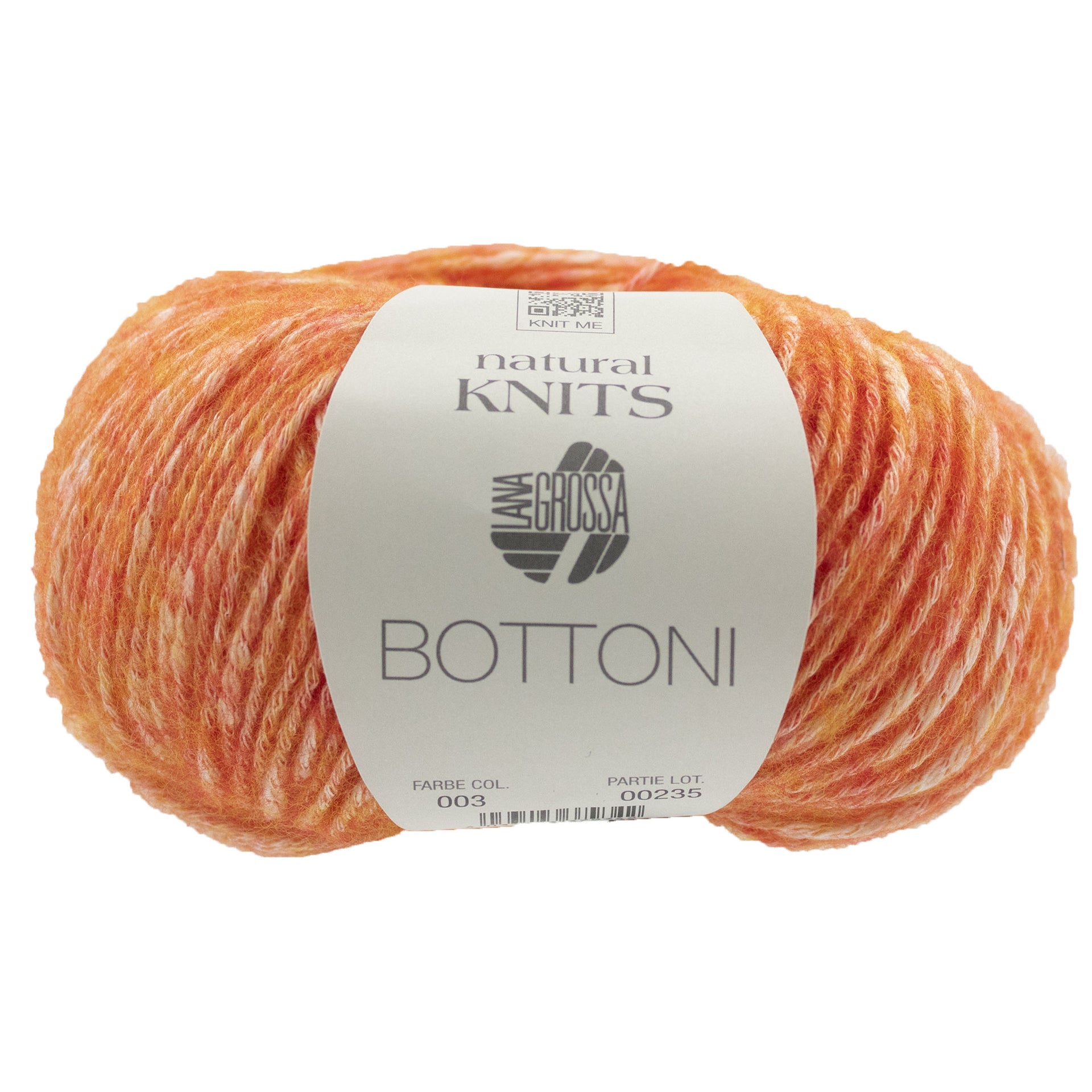 Lana Grossa Bottoni Yarn - 03 Orange