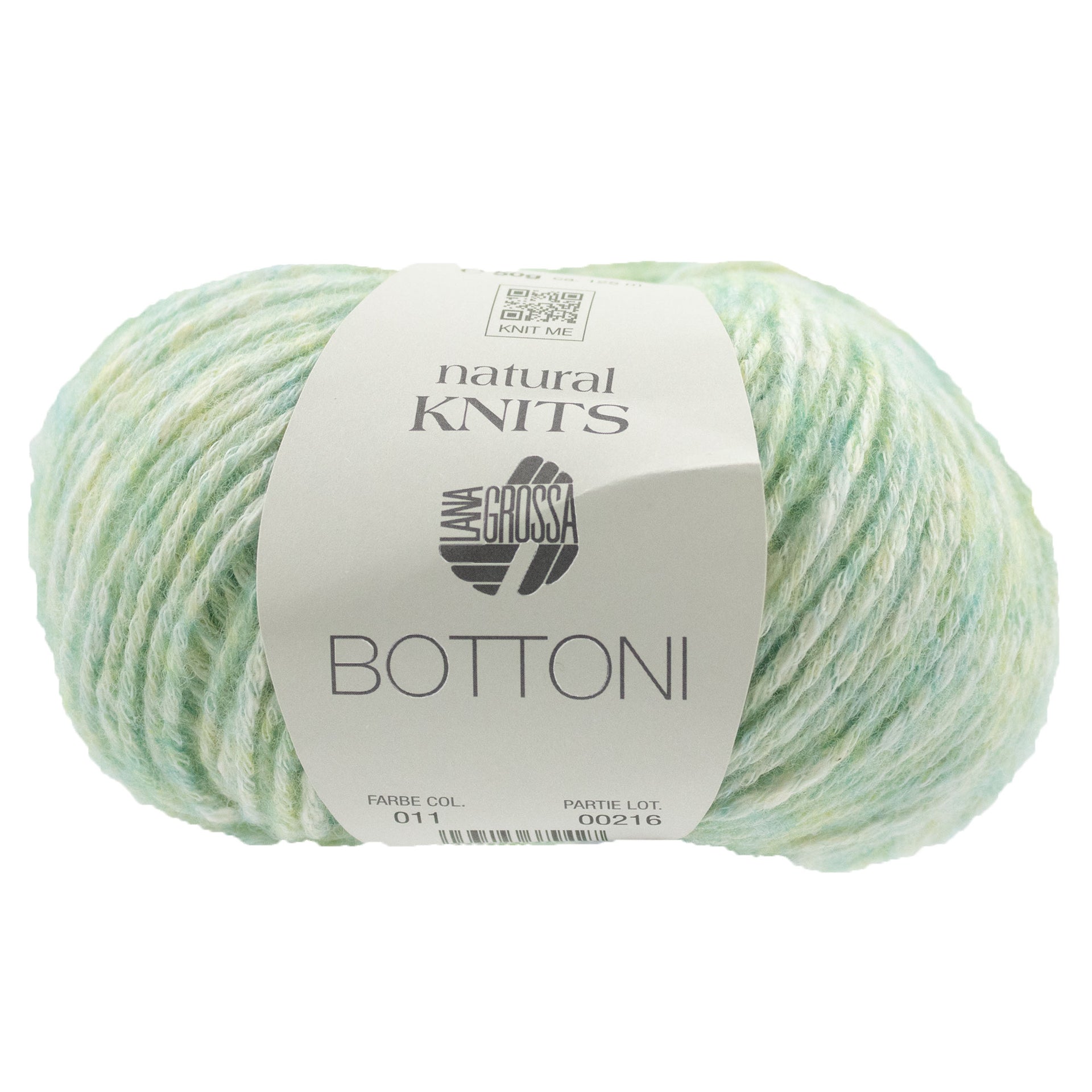 Lana Grossa Bottoni Yarn - 11 Light Green