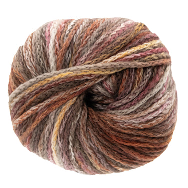 Lana Grossa Cool Merino Big Color Yarn - 406 Beige/Taupe/Rose/Natural/Brown