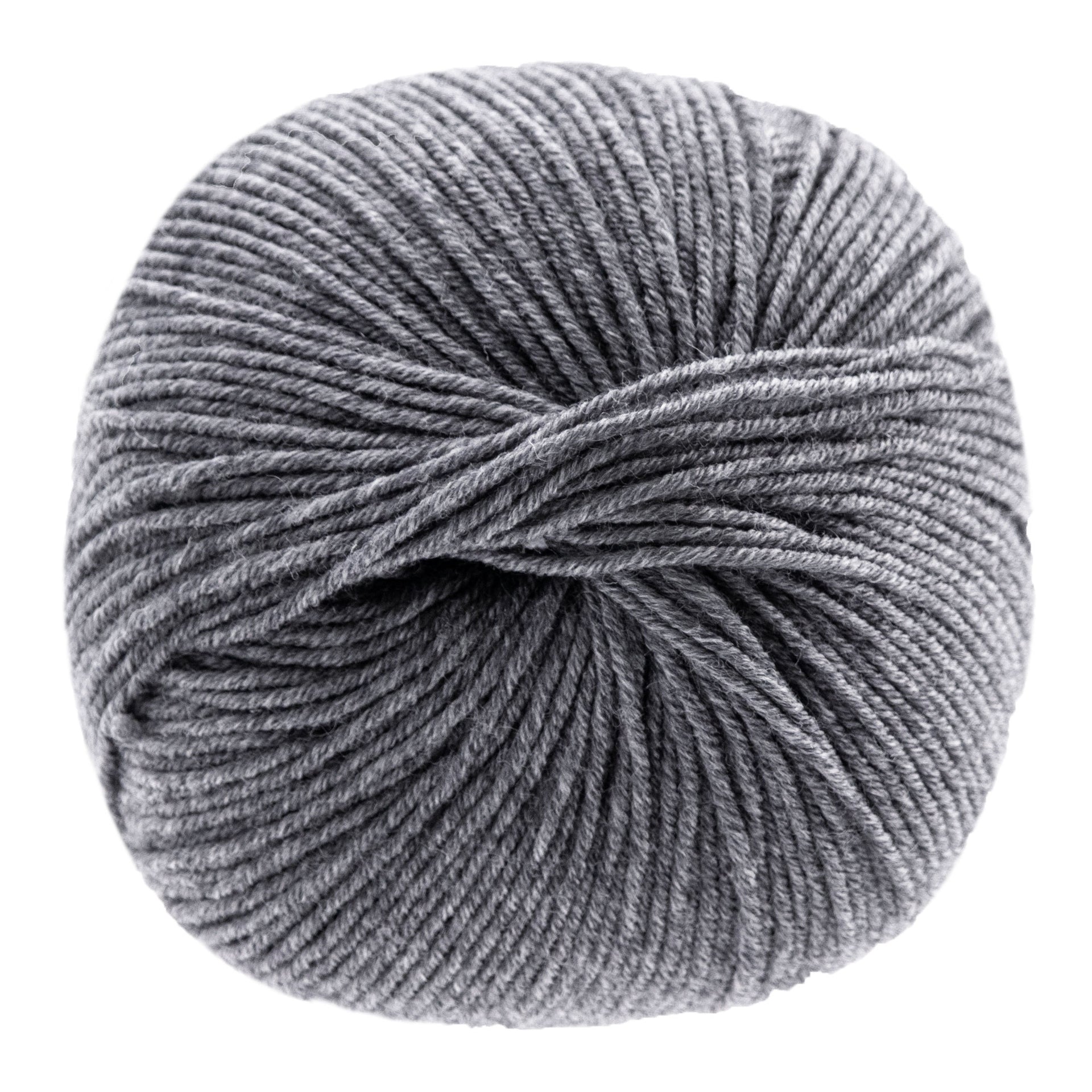 Lana Grossa Cool Wool Yarn - 0412 Dark Grey Melange