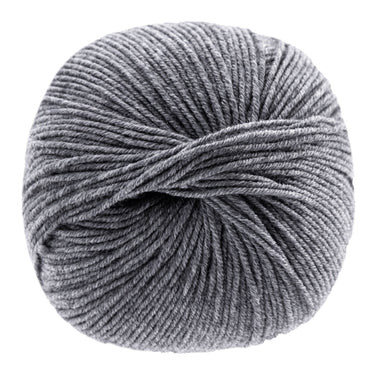 Lana Grossa Cool Wool Yarn - 0412 Dark Grey Melange