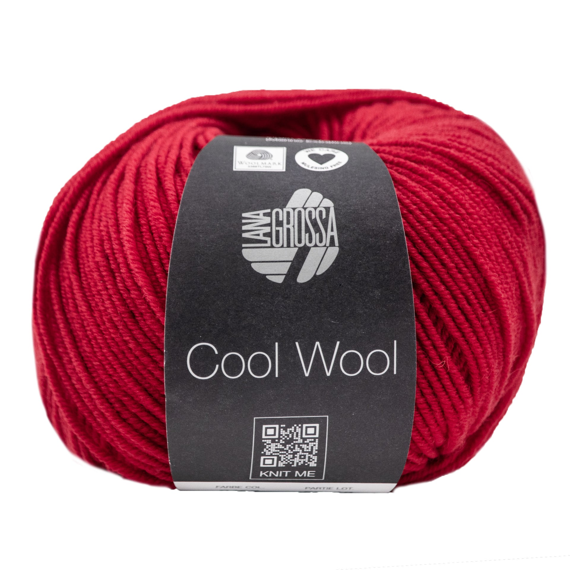 Lana Grossa Cool Wool Yarn - 0437 Carmine Red