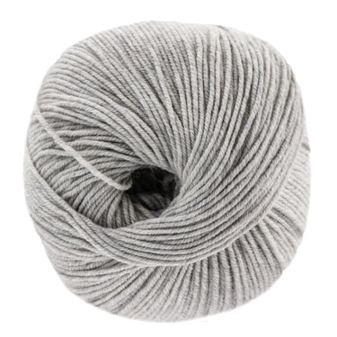 Lana Grossa Cool Wool Yarn - 0443 Light Grey Melange