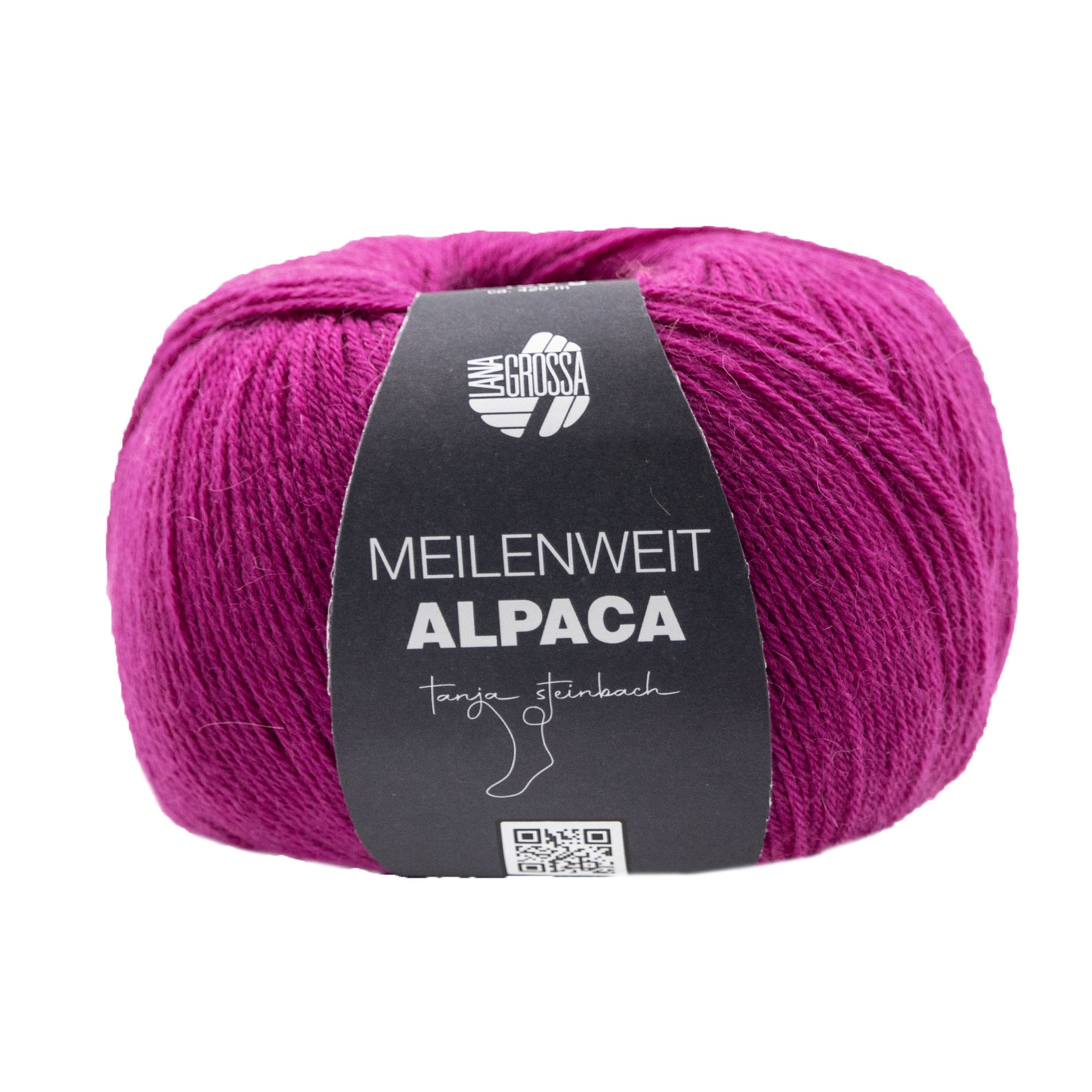 Lana Grossa Meilenweit Alpaca Yarn - 2002 Pink
