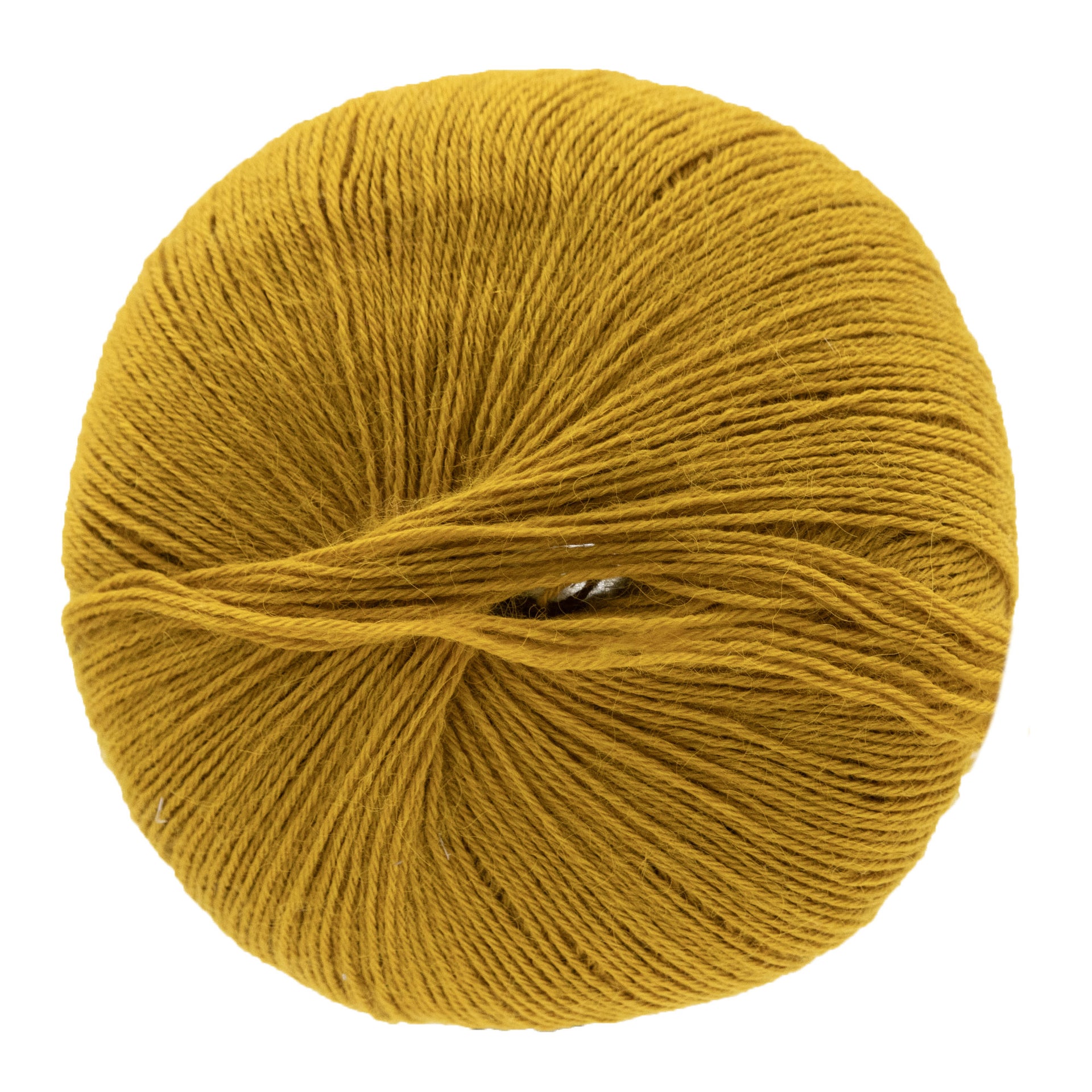 Lana Grossa Meilenweit Alpaca Yarn - 2004 Saffron Yellow