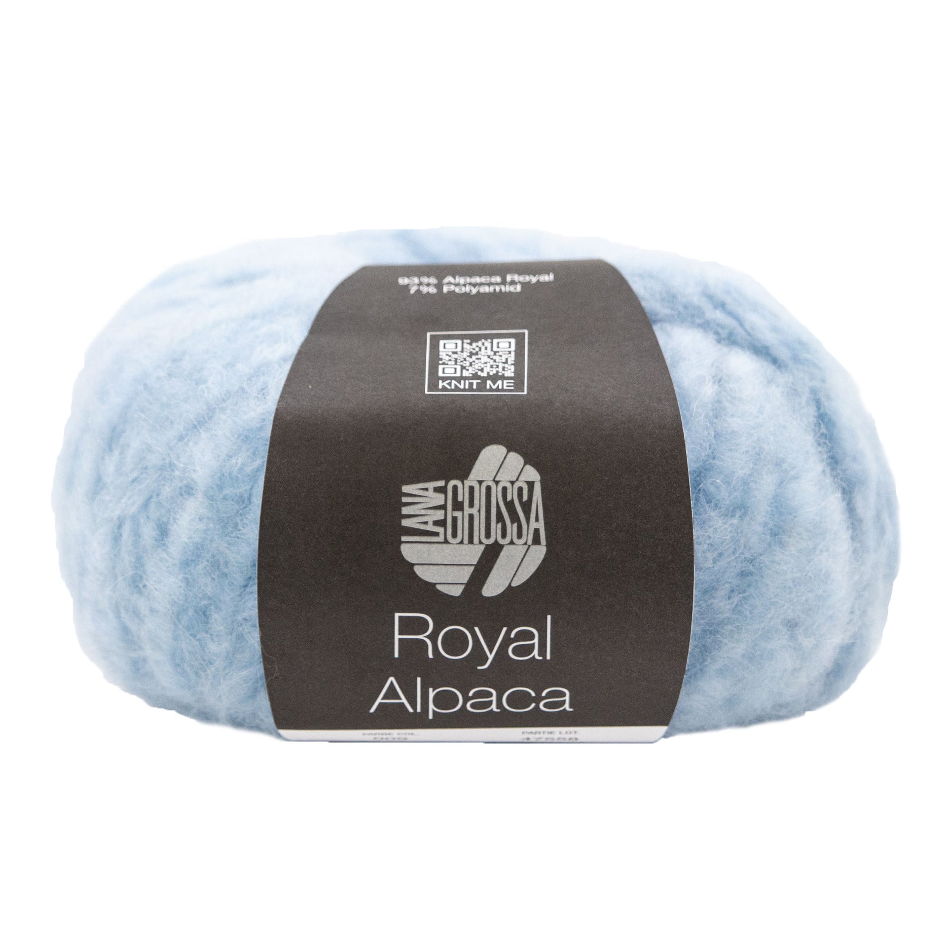 Lana Grossa Royal Alpaca Yarn - 09 Ice Blue