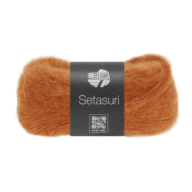 Lana Grossa Setasuri Yarn - 063 Rust Orange