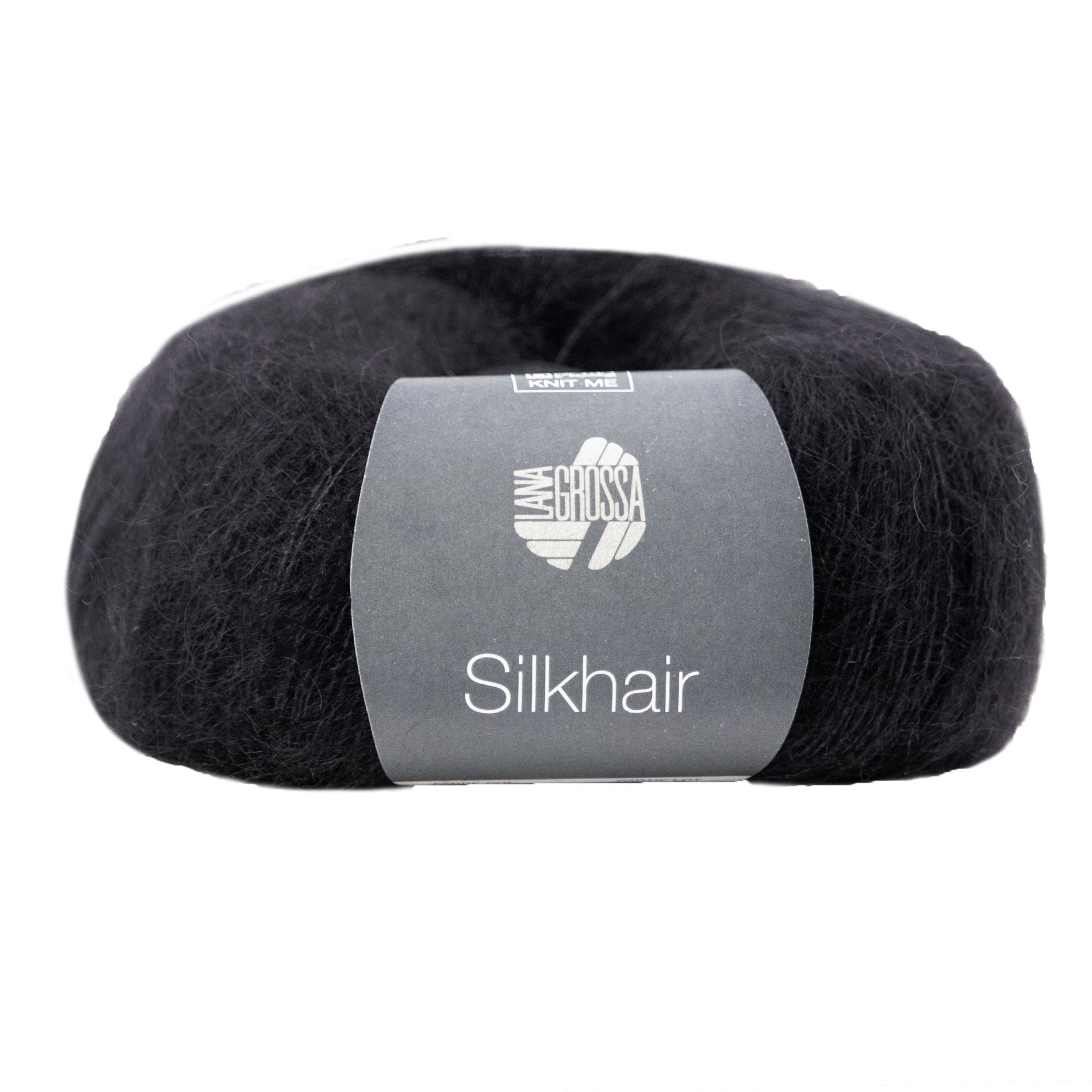 Lana Grossa Silkhair Yarn - 014 Black