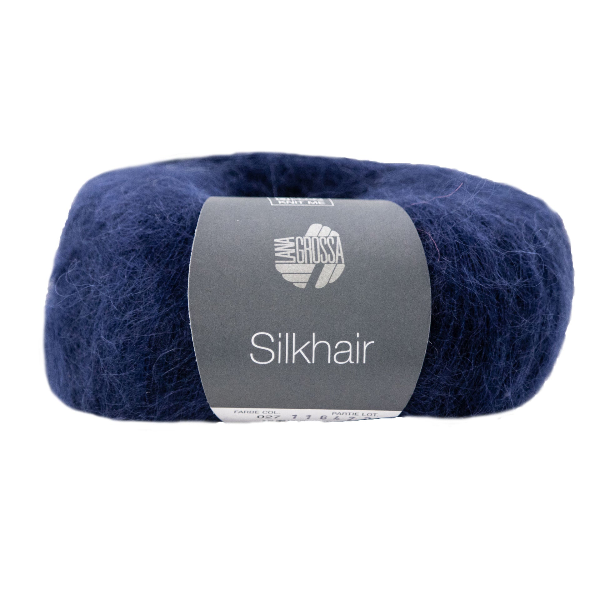 Lana Grossa Silkhair Yarn - 027 Night Blue