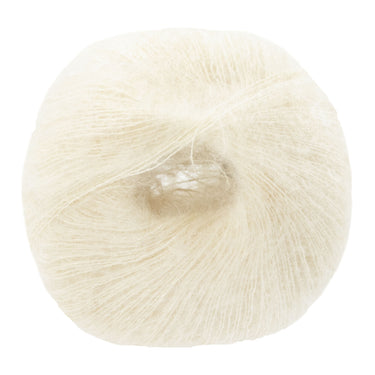 Lana Grossa Silkhair Yarn - 052 Raw White
