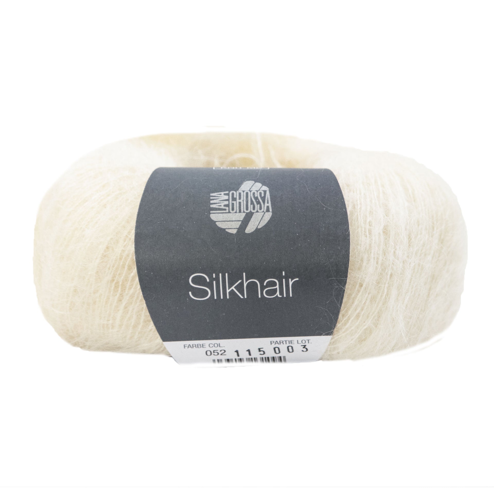 Lana Grossa Silkhair Yarn - 052 Raw White