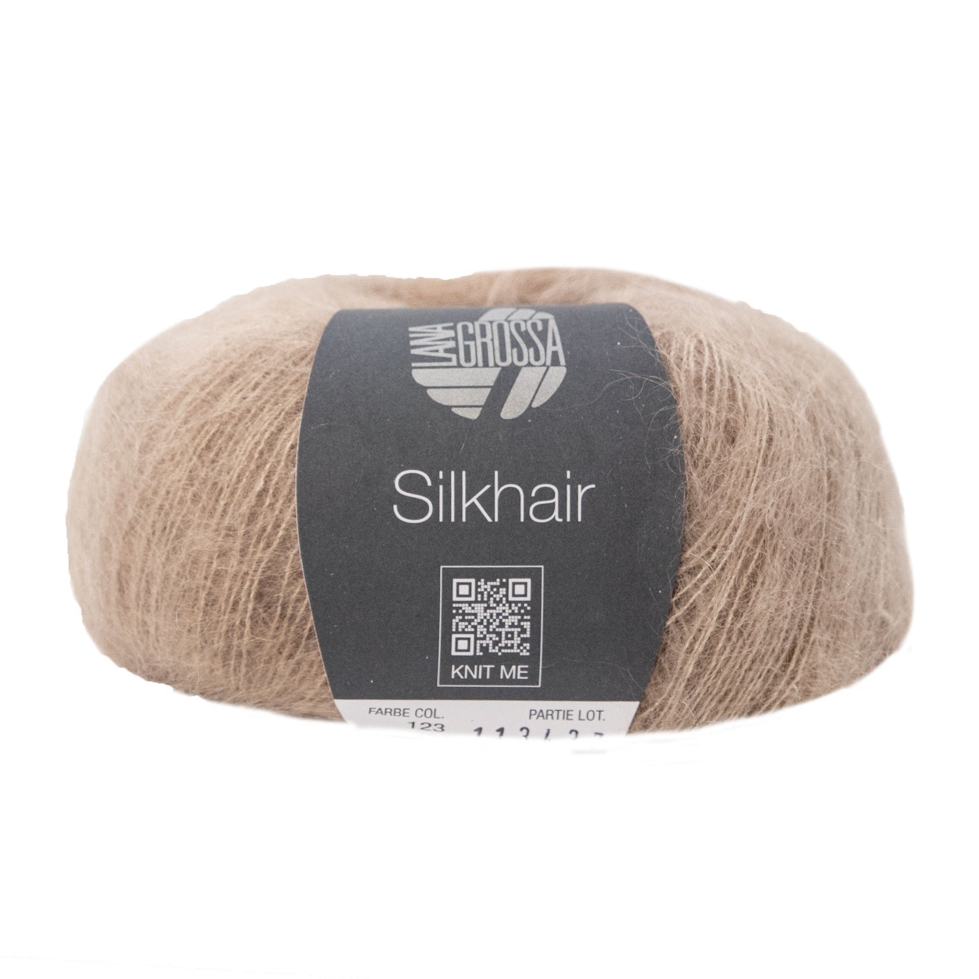 Lana Grossa Silkhair Yarn - 123 Pearl Beige