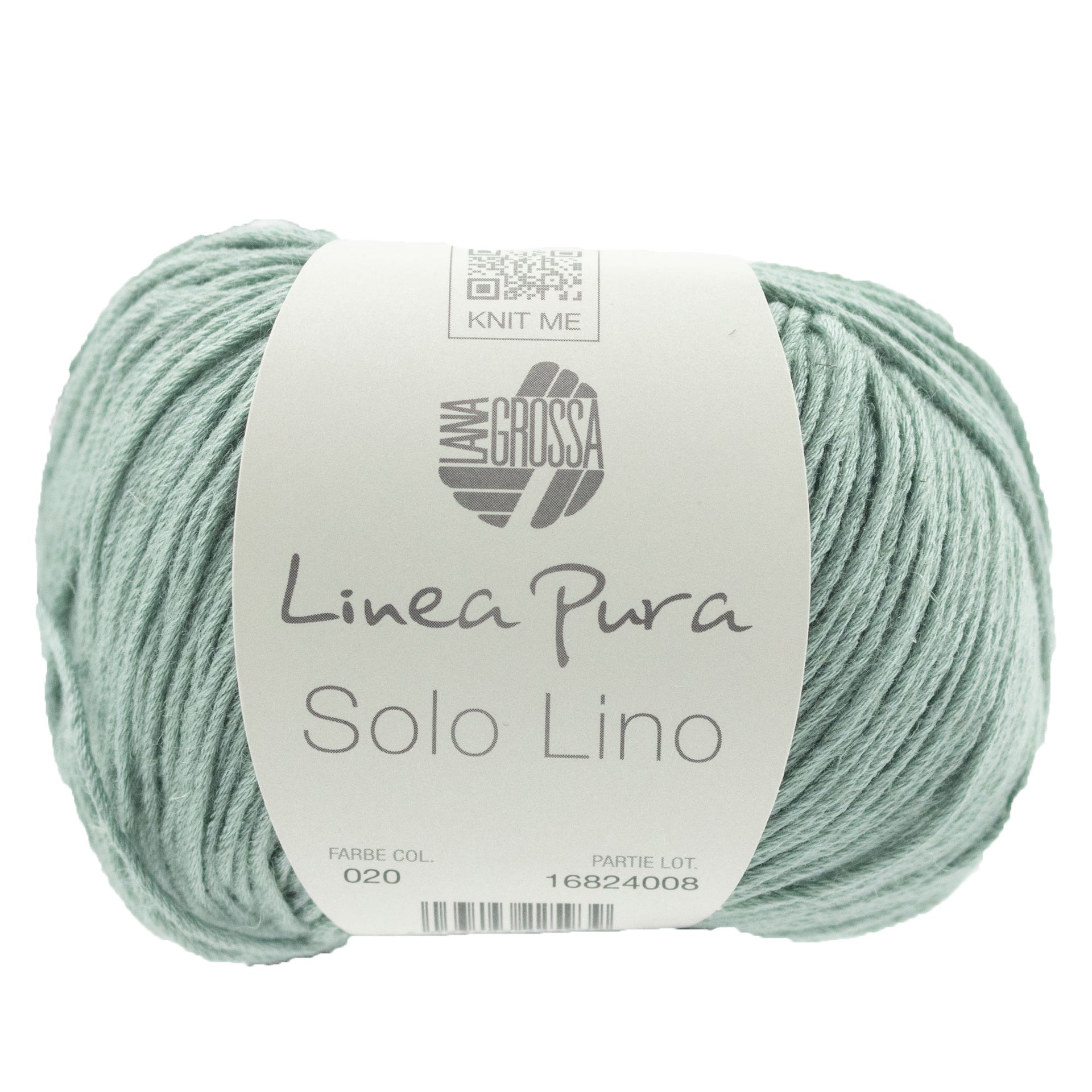 Lana Grossa Linea Pura Solo Lino Yarn - 20 Reseda Green
