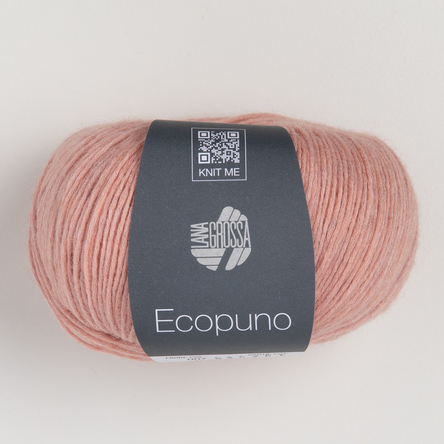 Lana Grossa Ecopuno Yarn - 007 Peach