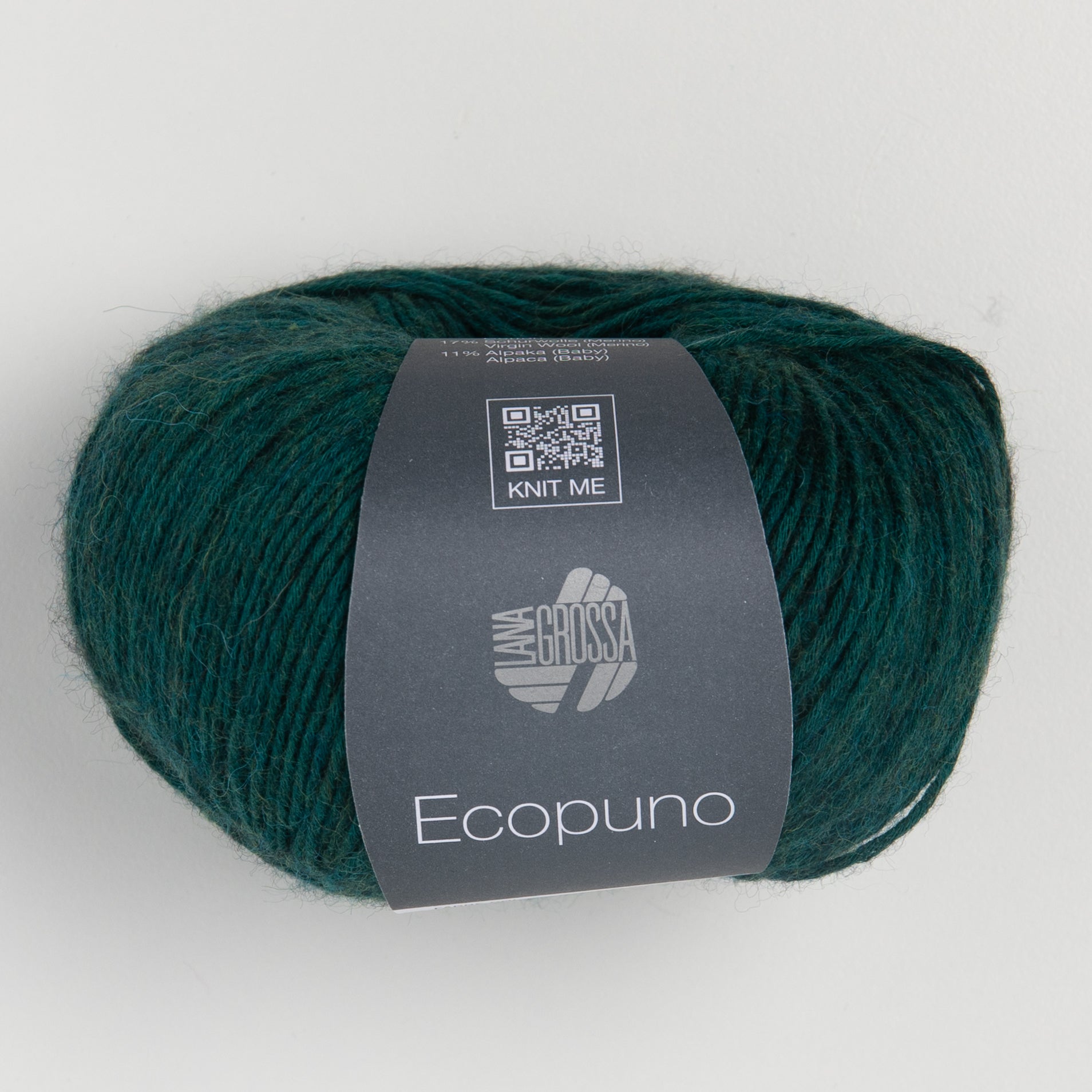 Lana Grossa Ecopuno Yarn - 210 Pine Green