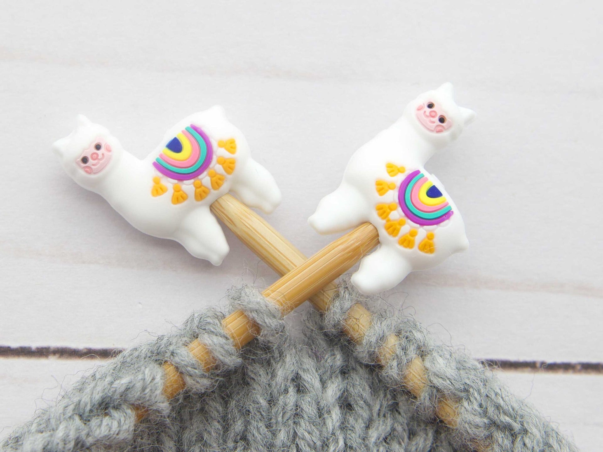 Fox & Pine Stitches Stitch Stoppers/ Point Protector - Little Llama