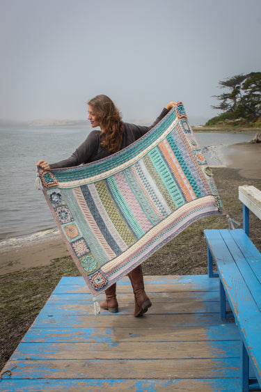 Jimmy Beans Wool 2025 Crochet Blanket Club Kits - Tosh Blanket - Beachy Keen