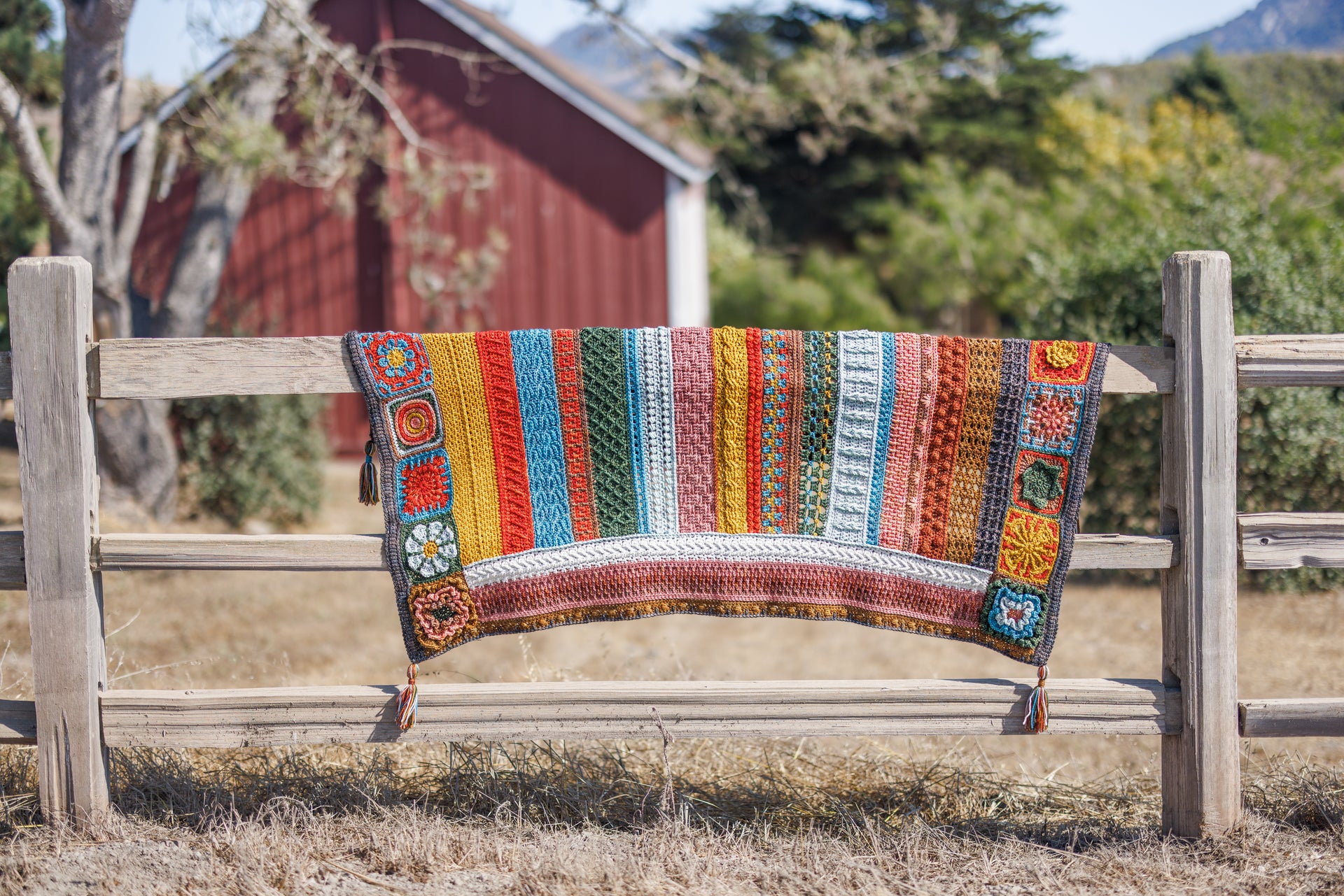 Jimmy Beans Wool 2025 Crochet Blanket Club Kits - Tosh Blanket - Trailblazer