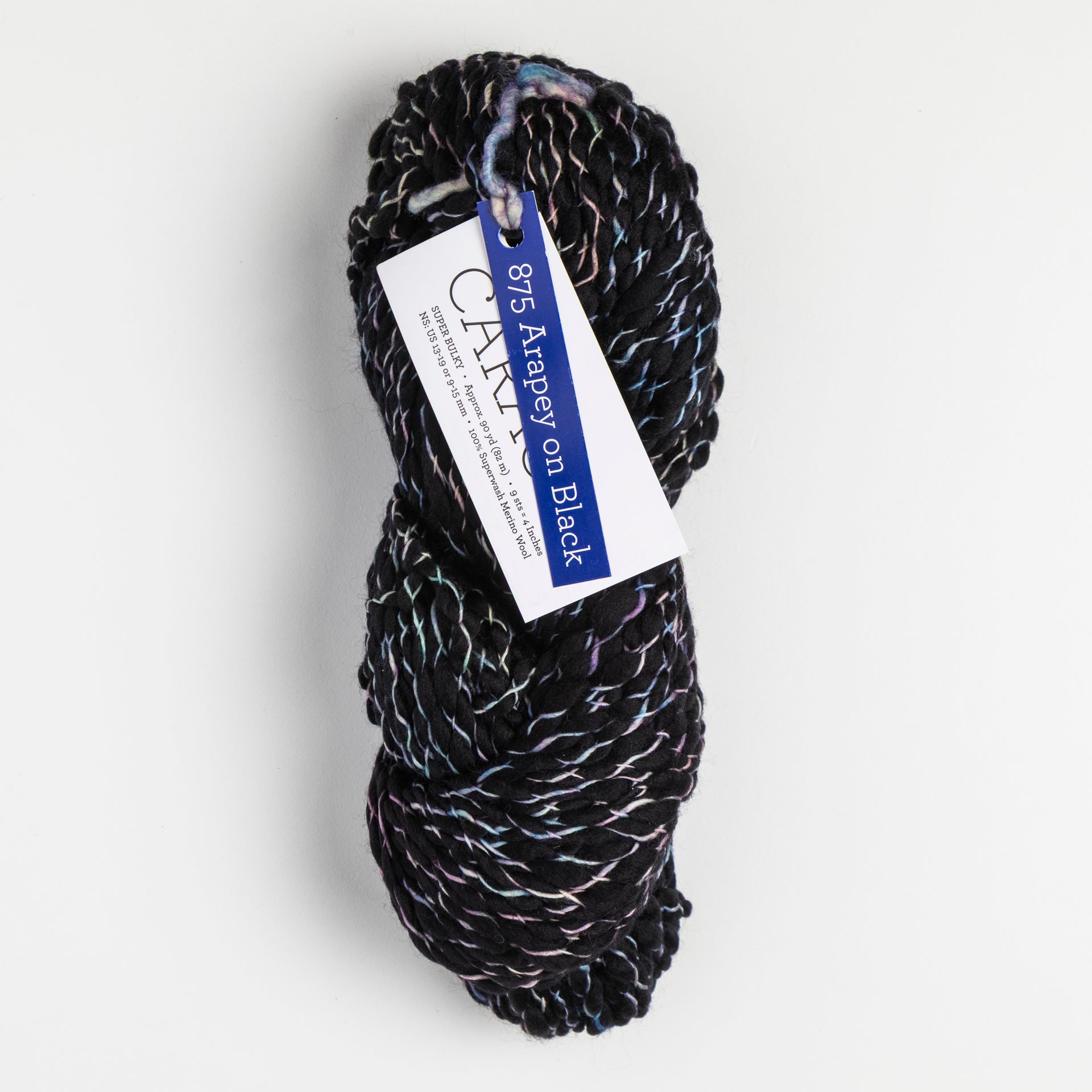 Malabrigo Caracol Yarn - 875 Arapey on Black