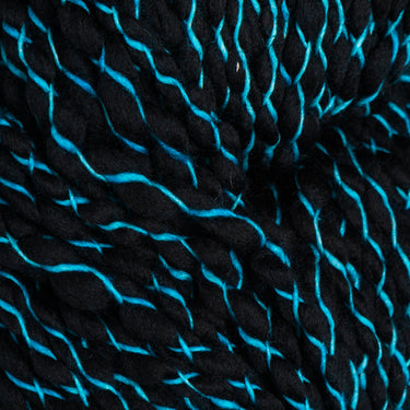 Malabrigo Caracol Yarn - 683 Cian on Black