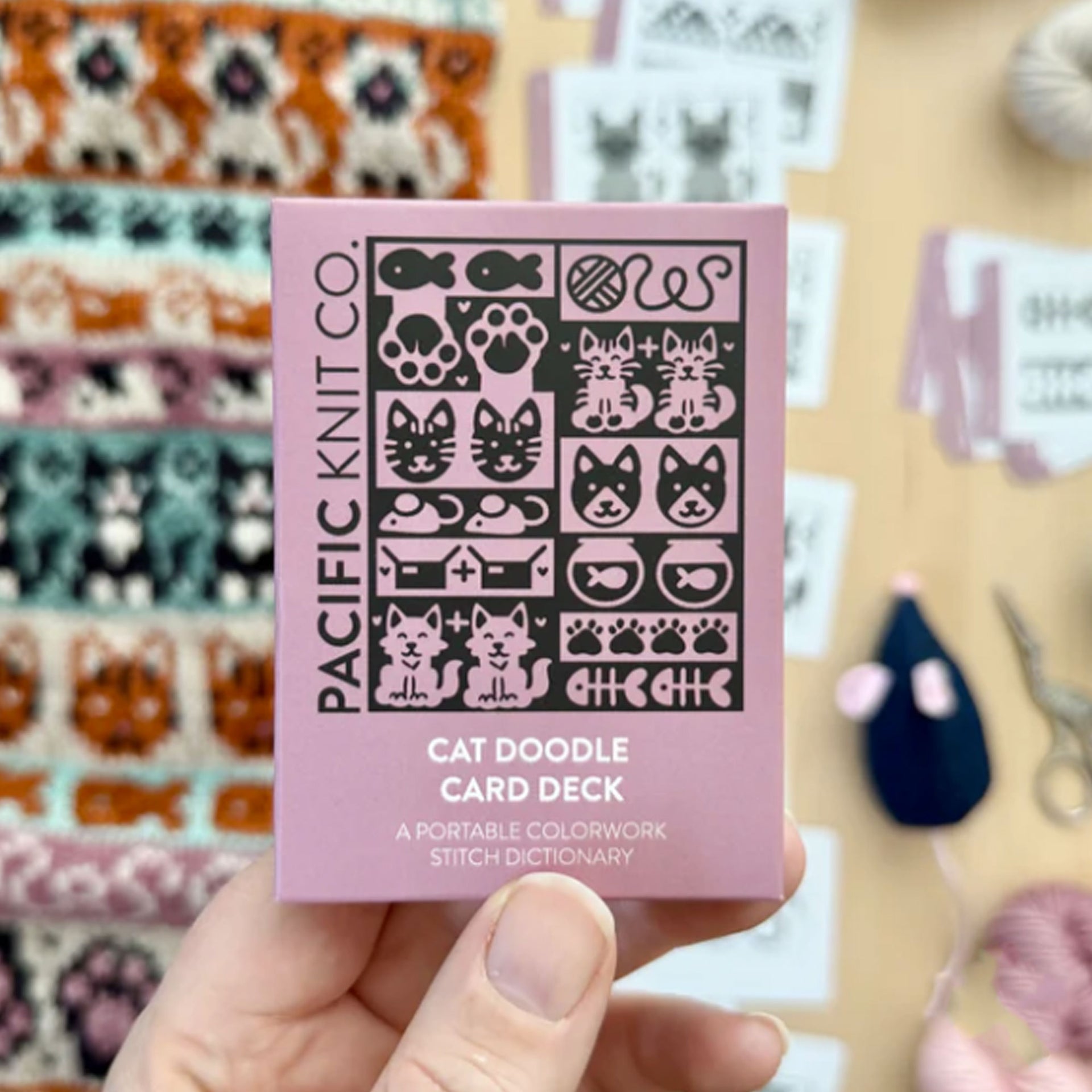 Pacific Knit Co Cat Doodle Card Deck Expansion