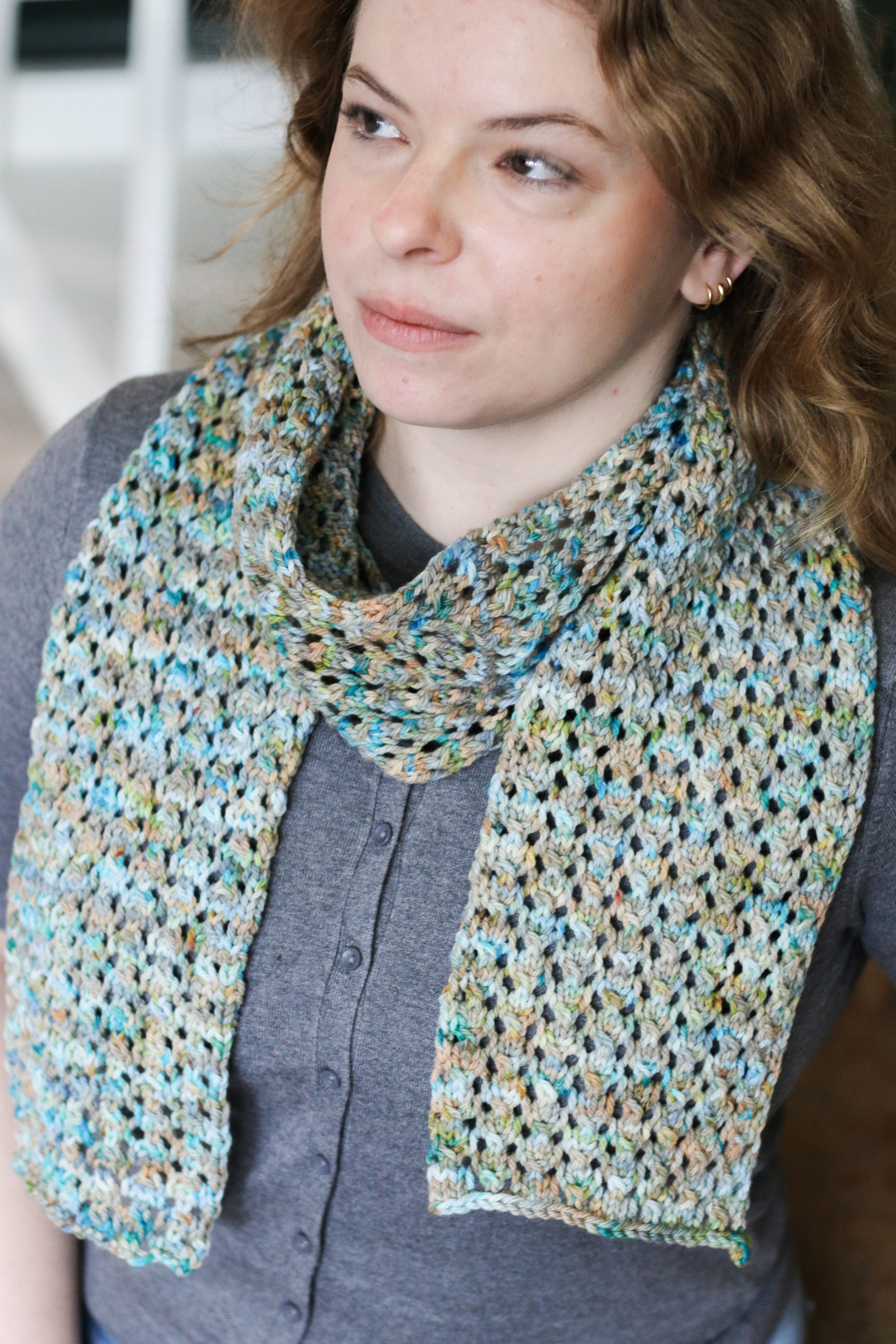 Modern Daily Knitting x Madelinetosh Atlas Kits - Rodeo Ride Scarf