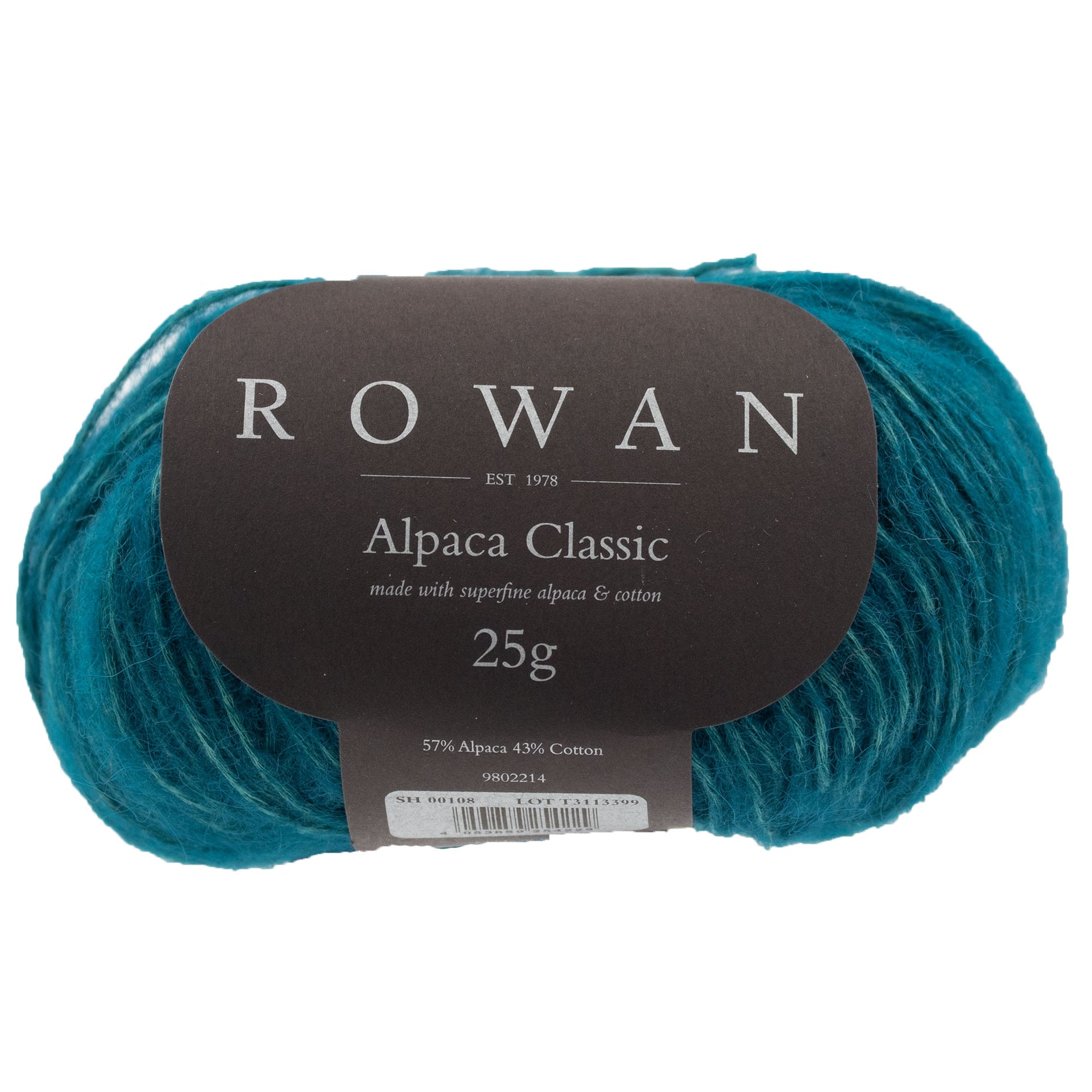 Rowan Alpaca Classic Yarn - 108 Verdigris