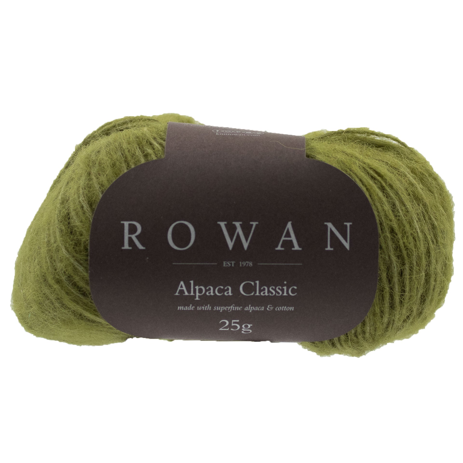 Rowan Alpaca Classic Yarn - 111 Green Moss