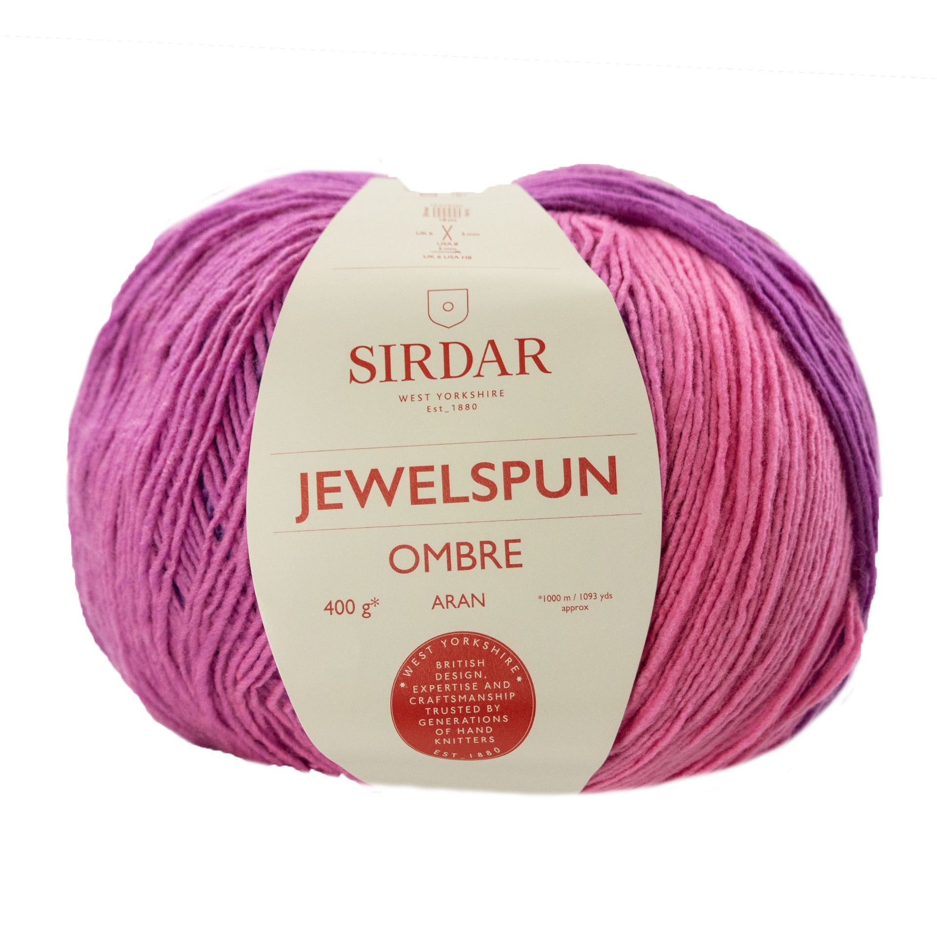 Sirdar Jewelspun Ombre Yarn - 104 Violet Dawn