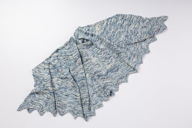 Madelinetosh Dear Denim Shawl Kit