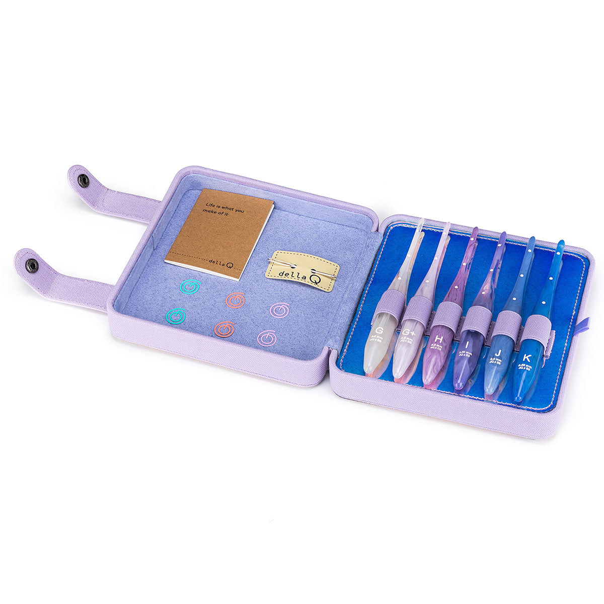 della Q Crochet Hook Stitch Case - Twilight
