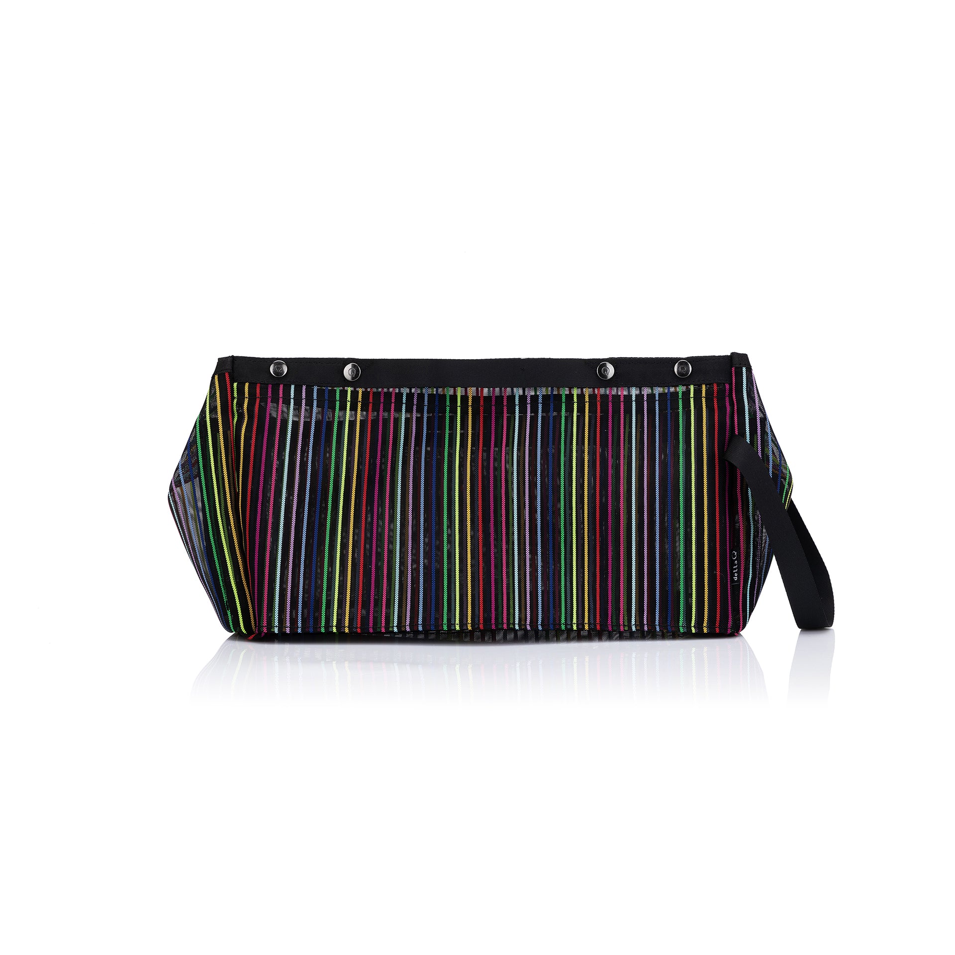 della Q Oh Snap Sacks - Rainbow - Black - Large