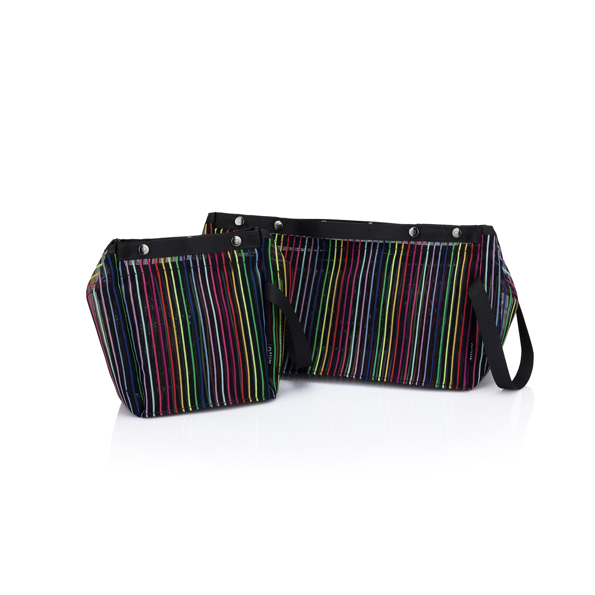 della Q Oh Snap Sacks - Rainbow - Black - Large