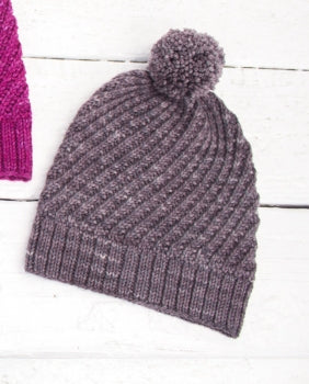 Jenny's Malabrigo Rhubarb Helix Hat - Main Image 6