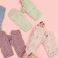 Cabled Mittens
