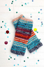 Madelinetosh High Five Wrist Warmers (crochet) Kit