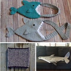 collage of Shark projects