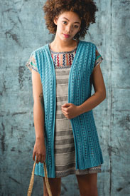 Universal Yarn Bamboo Pop Clearwater Coverup