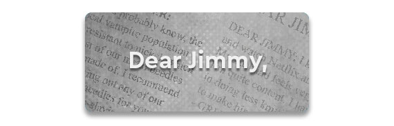 Dear Jimmy Button